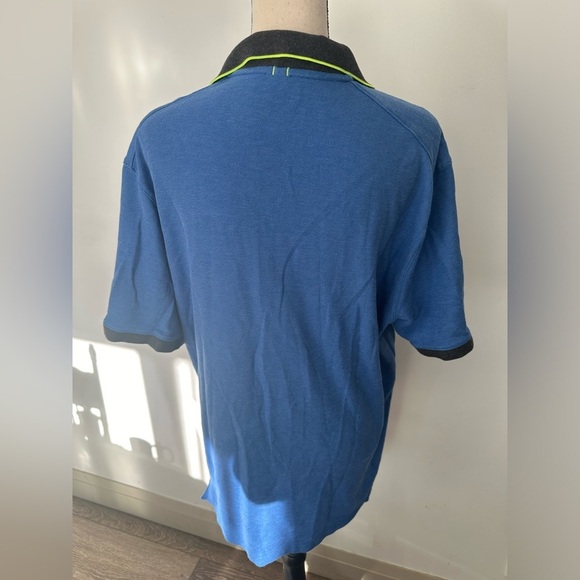 Nike golf blue shirt collar  polo style dri fit SZ XL - Picture 4 of 5